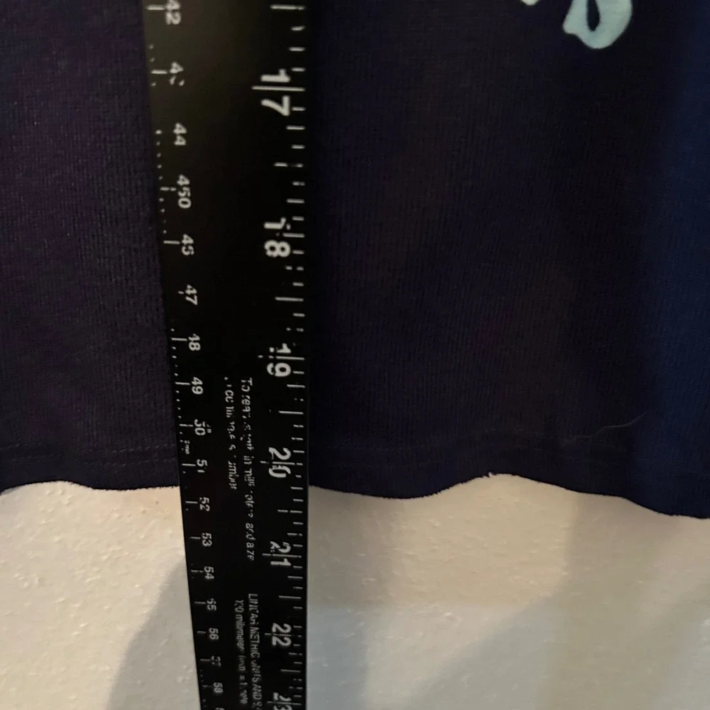 Justice Girls Navy Graphic Long Sleeve Top I Need‎ a Day Between
